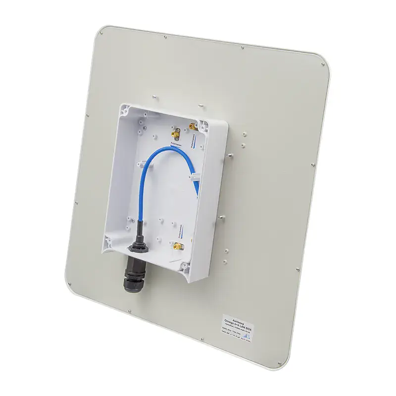 Антенна OMEGA 4x4 LAN BOX с гермобоксом, разъёмами 4xSMA-male, гермовводом RJ-45 — фото 5