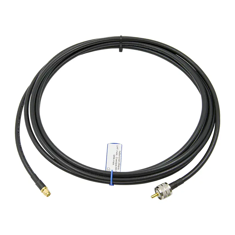 Кабельная сборка UHF-male — 5 метров 5D-FB — SMA-male