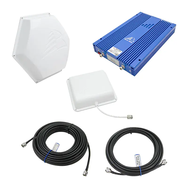 Комплект Baltic Signal BS-GSM/DCS/3G-80 PRO для усиления связи и интернета (до 1200 м2)
