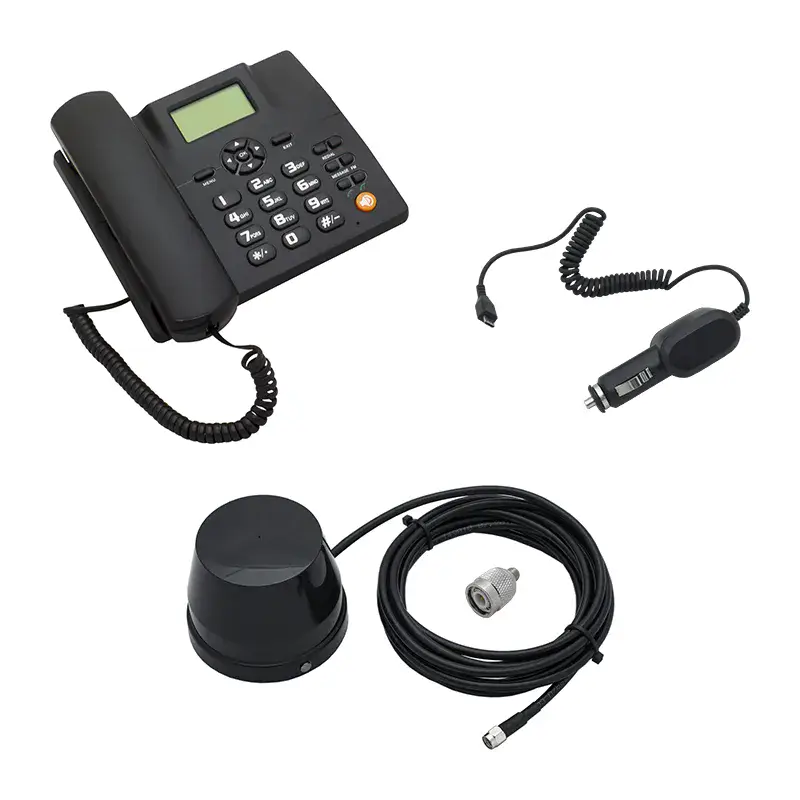 Комплект GSM-телефона с антенной для транспорта
