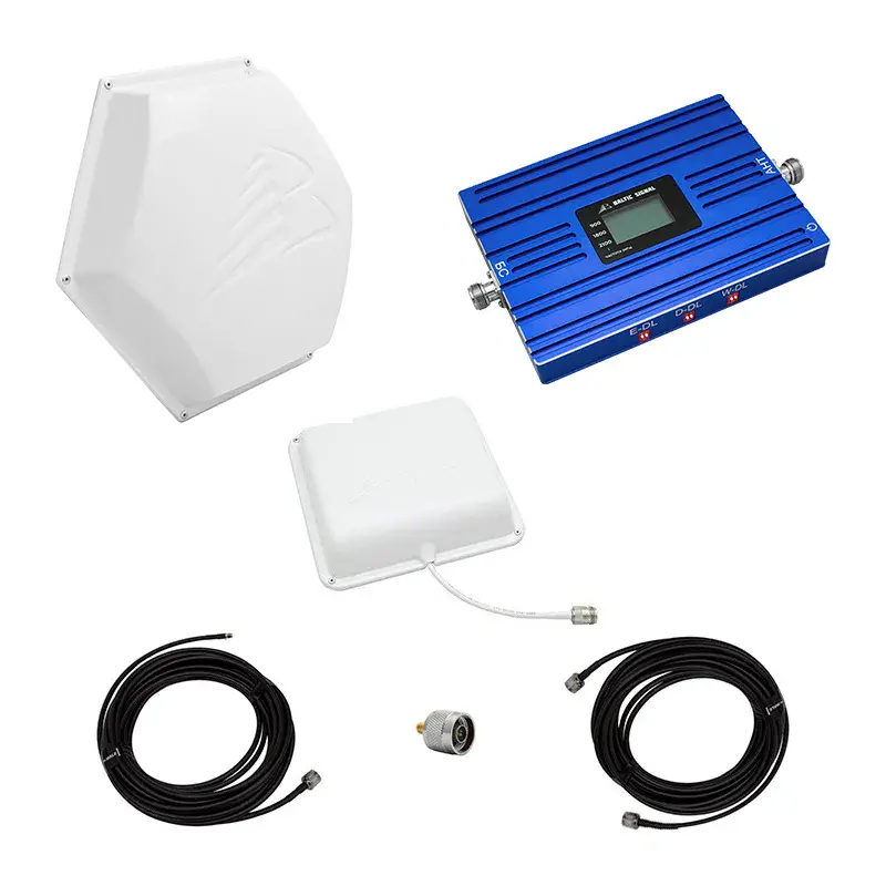 Комплект репитера на дачу BS-GSM/DCS/3G-70 для усиления 2G, 3G и 4G (до 300 м2)