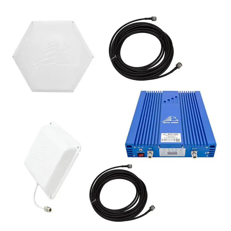 Комплект усилителя BS-GSM/DCS-80 PRO для усиления GSM/UMTS900 и GSM/LTE1800 (до 1500 м2)