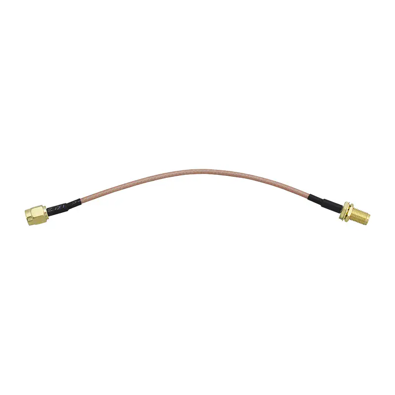 Пигтейл SMA-male - SMA-female (15 см, кабель RG-316)