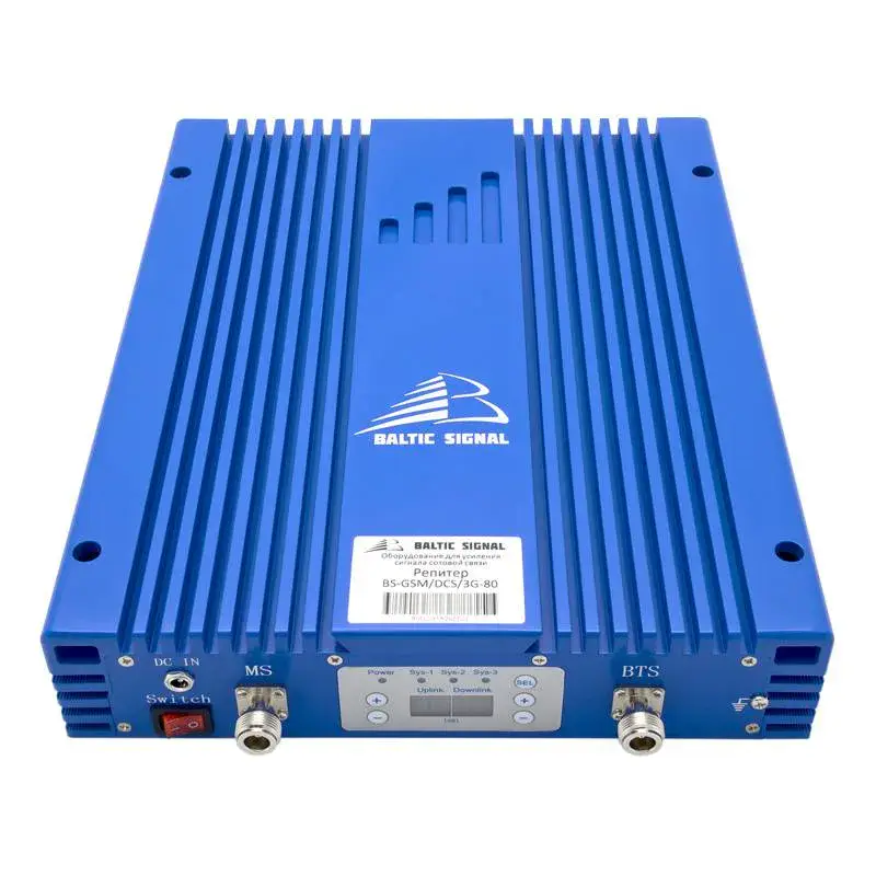 Репитер GSM900+GSM/LTE1800+3G Baltic Signal BS-GSM/DCS/3G-80 (80 дБ, 1000 мВт)