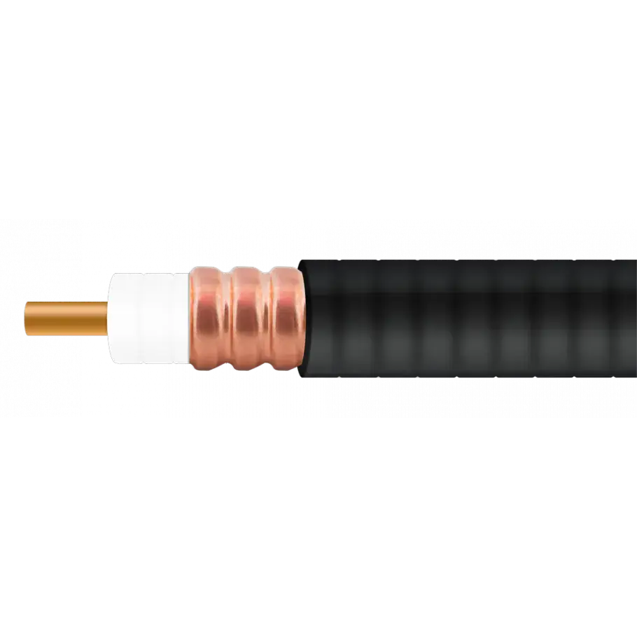 Кабель коаксиальный 1/2" CCA LSZH (черный)