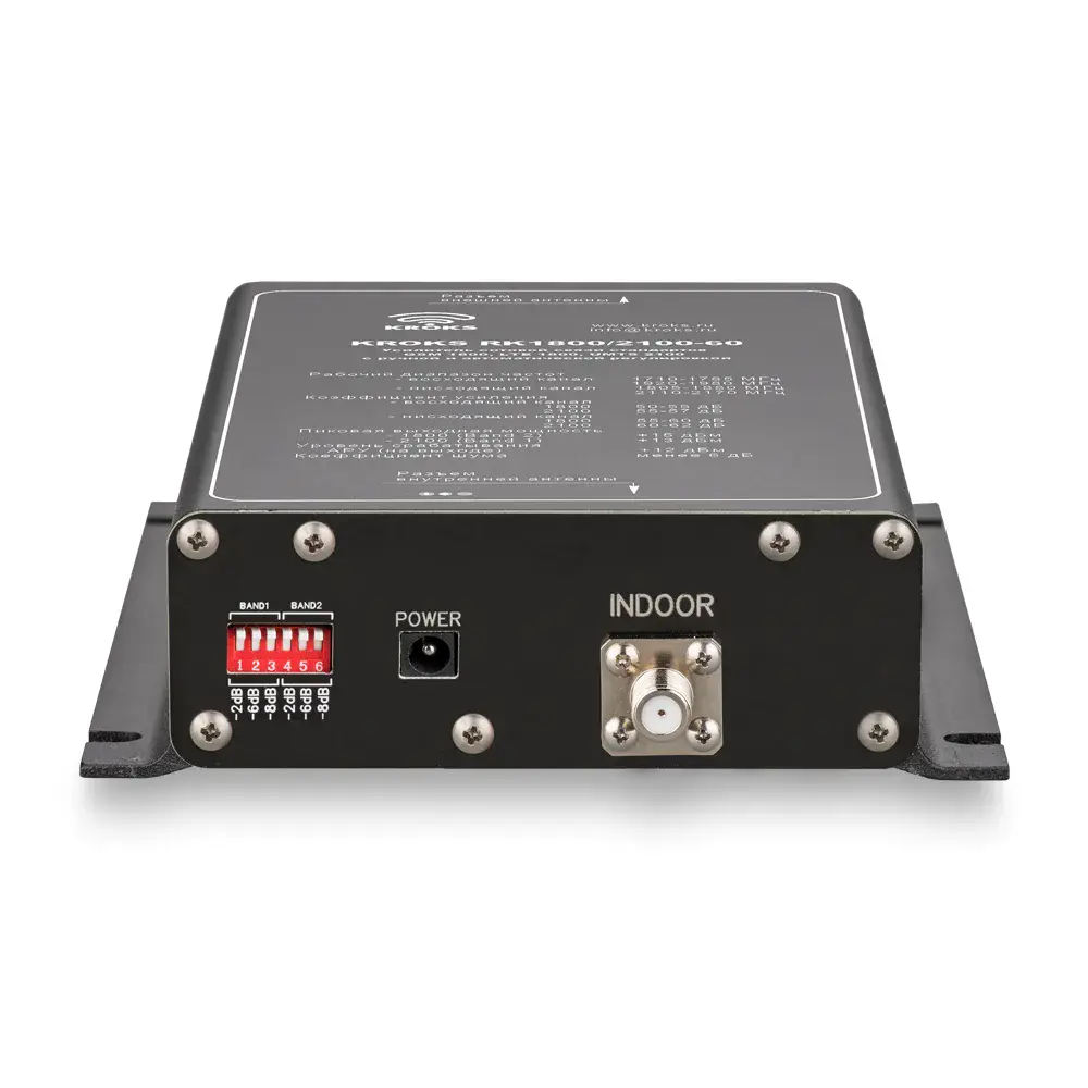 Двухдиапазонный репитер GSM/LTE1800 и 3G сигнала 60 дБ KROKS RK1800/2100-60 — фото 5