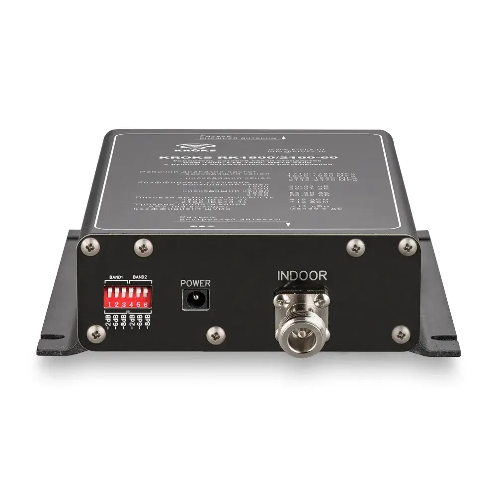 Двухдиапазонный репитер GSM/LTE1800 и 3G сигнала 60 дБ KROKS RK1800/2100-60 — фото 6