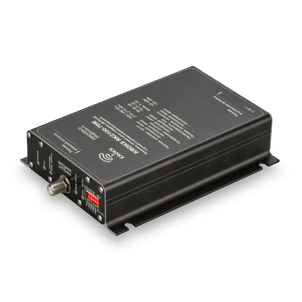 3G репитер UMTS2100 KROKS RK2100-70M с ручной регулировкой уровня — фото 3