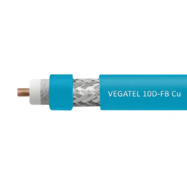 Кабель коаксиальный VEGATEL 10D-FB Cu (ГОСТ, синий)