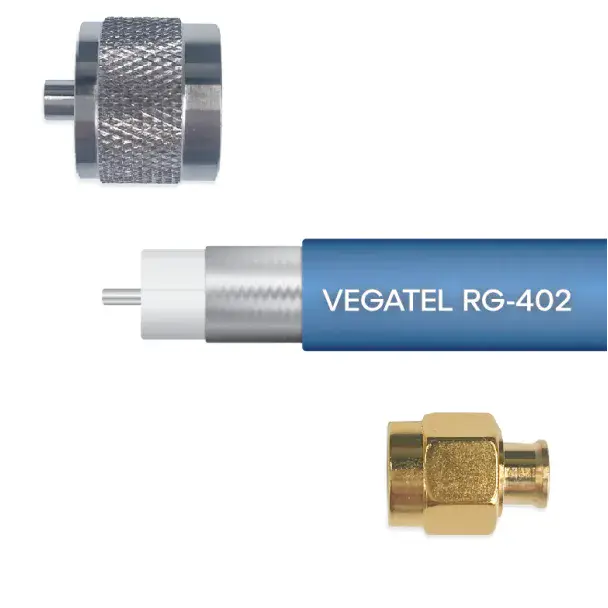 Кабельная сборка VEGATEL RG-402 (SMA-male - N-male)