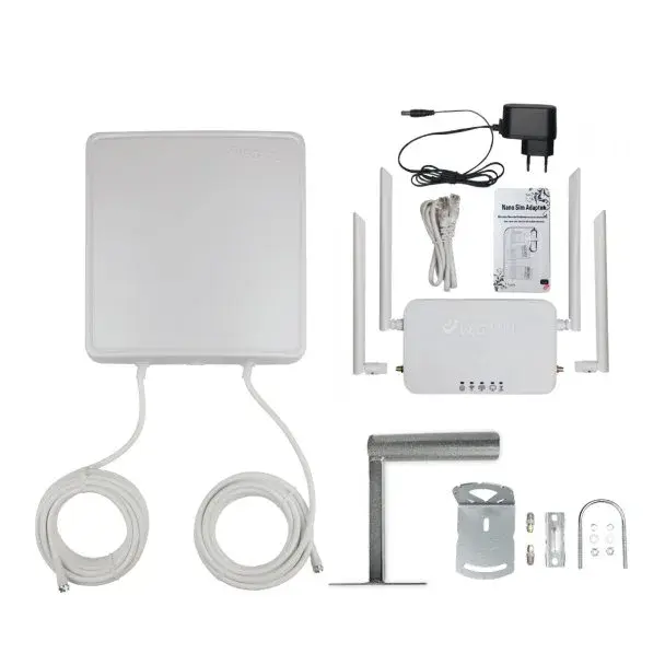 Комплект с роутером VEGATEL VR4-PO-15 (F – SMA)